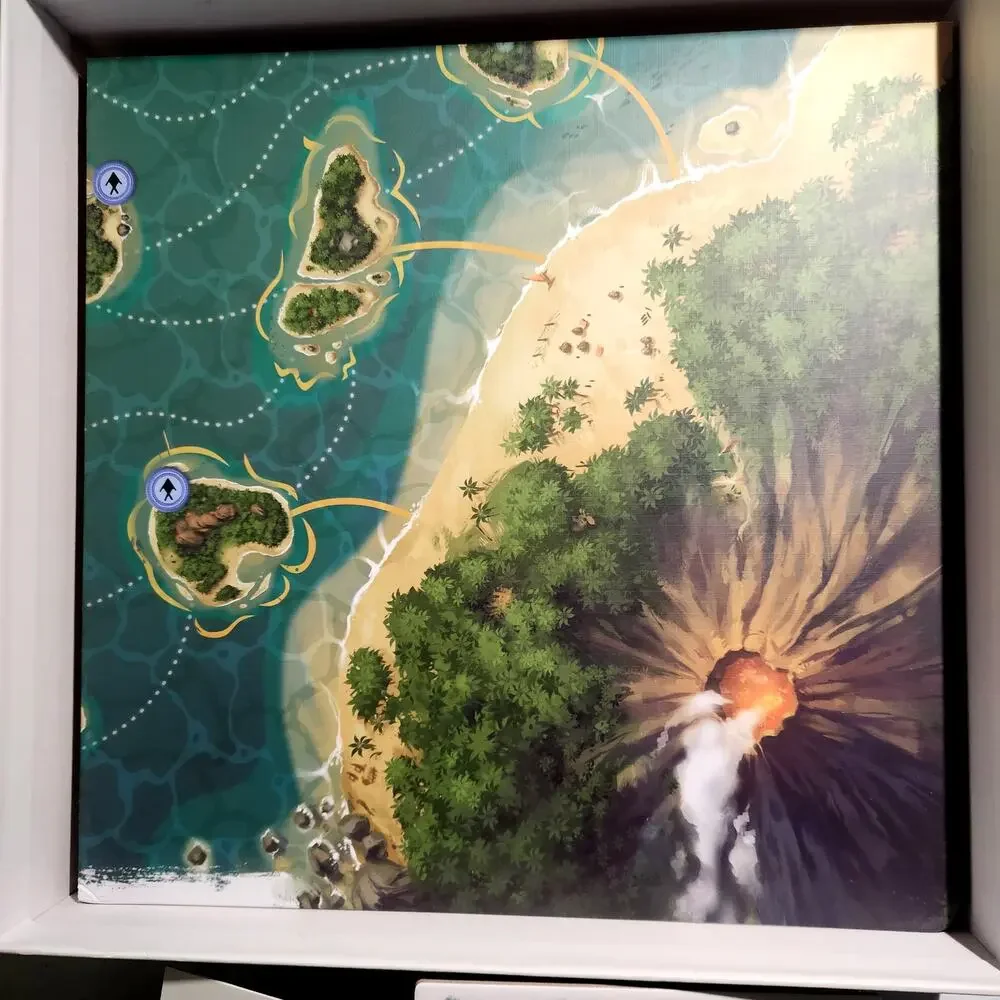 Polynesia Strategy Board Game by Peer Sylvester 2-4 Player Escape the Volcano - Picture 8 of 9
